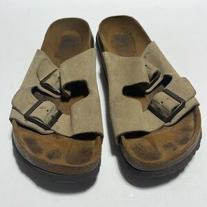 Betula by Birkenstocks Arizona Suede Sandals Buckle Straps 11